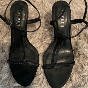 Swarovski crystal Ralph Lauren heels